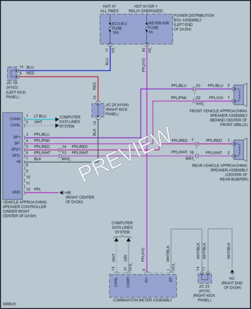2025 Toyota CrownSignia Active Bodyworks wiring diagram preview