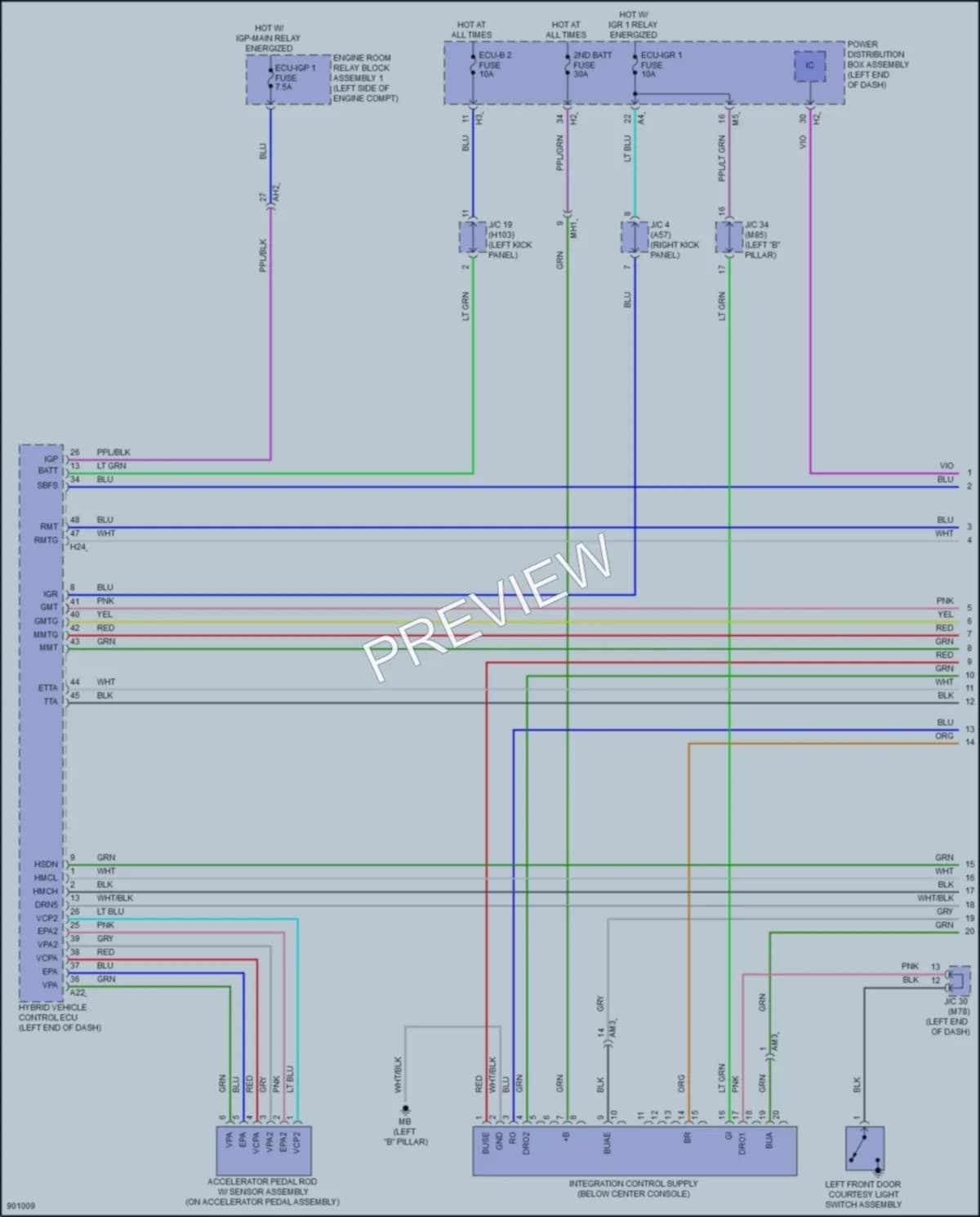 2025 Toyota CrownSignia Transmission wiring diagram preview