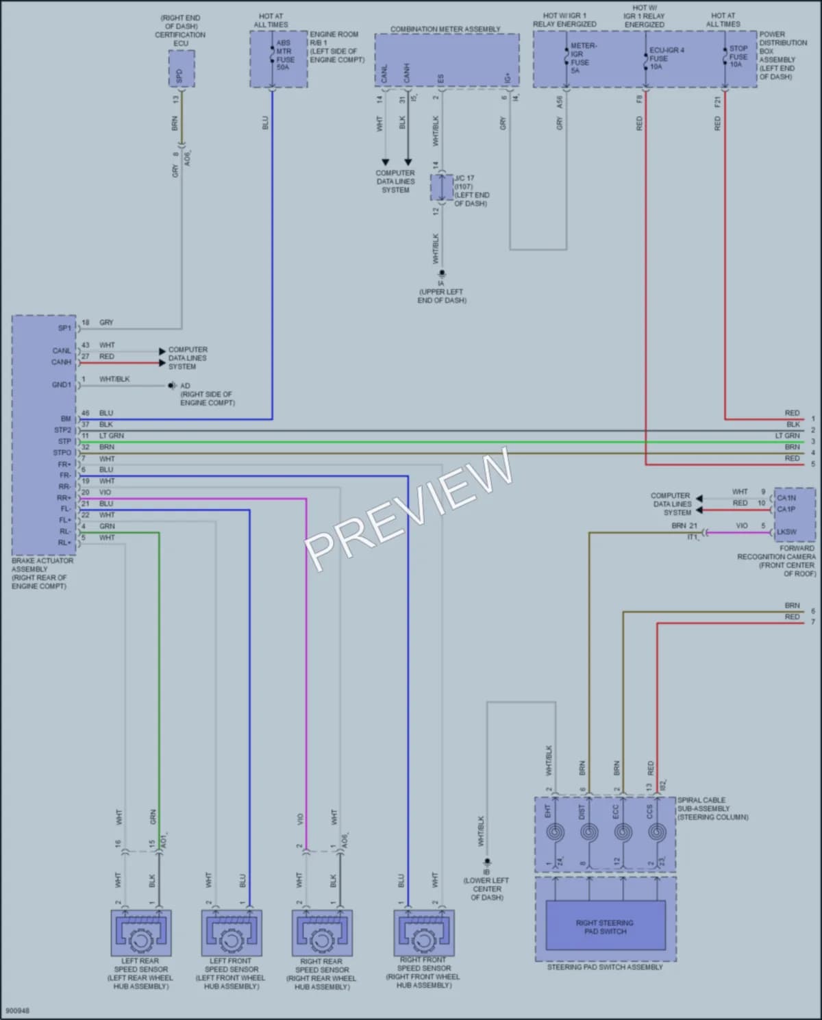 2025 Toyota GRCorolla Cruise Control wiring diagram preview