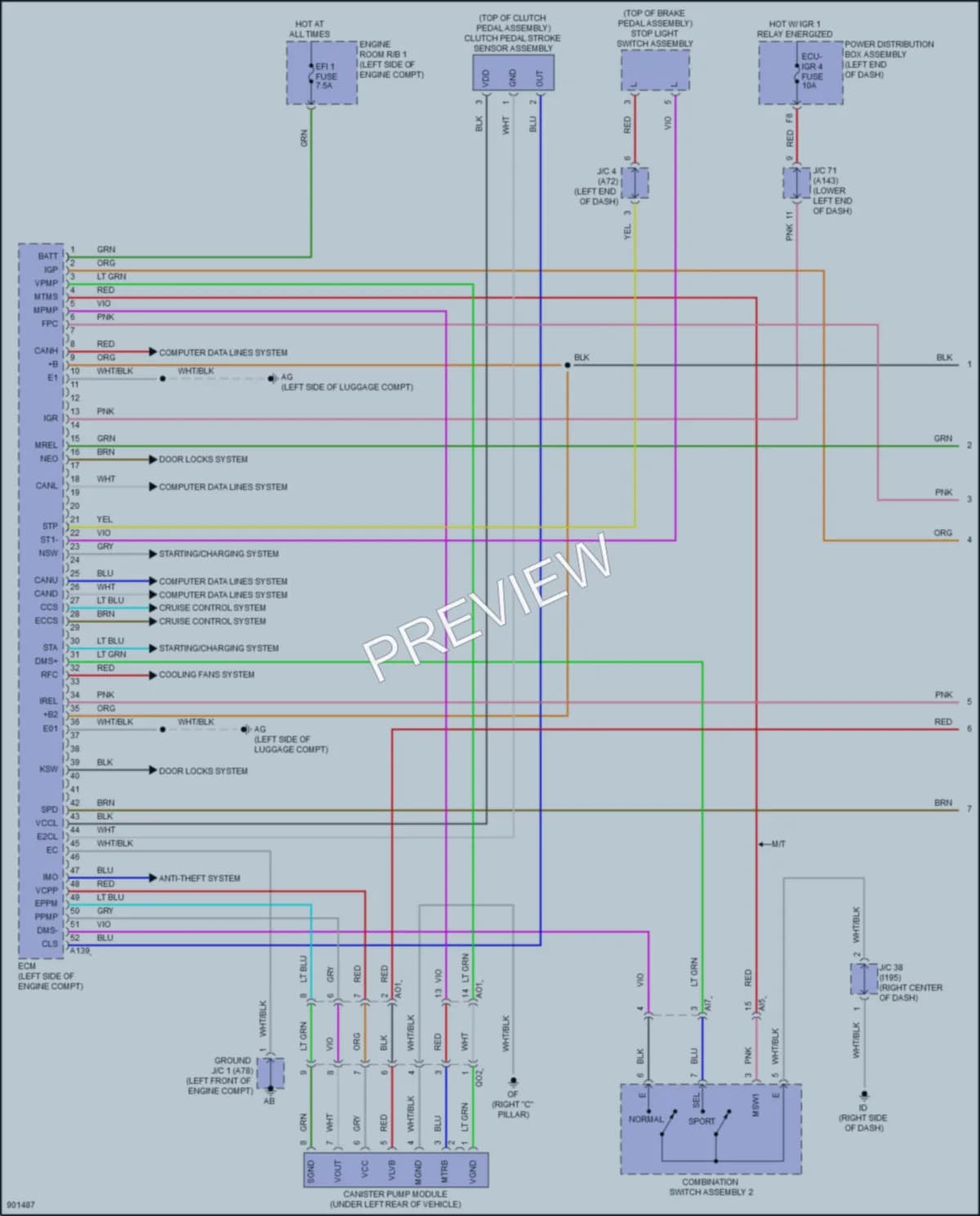 2025 Toyota GRCorolla Engine Performance wiring diagram preview