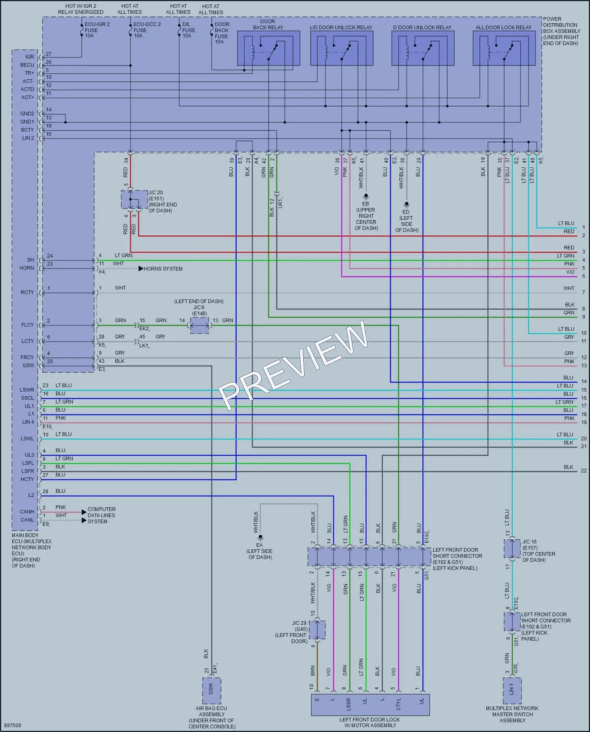 2025 Toyota LandCruiser Anti Theft wiring diagram preview