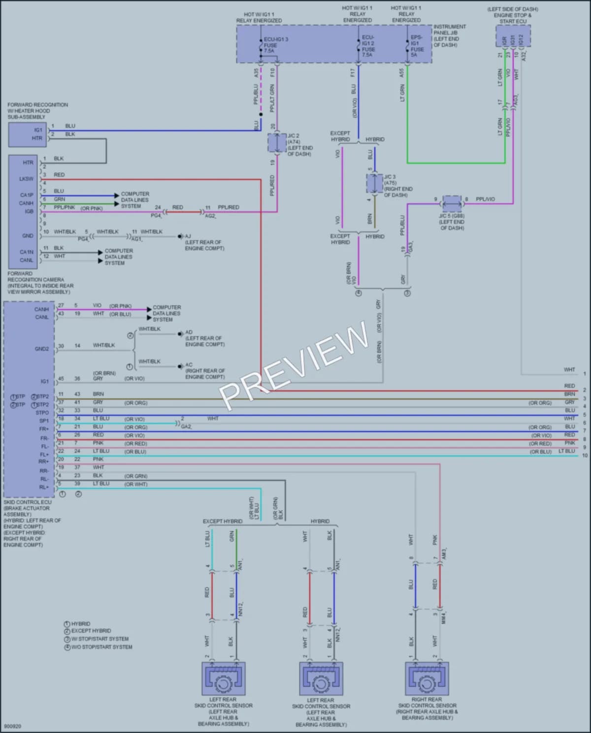 2025 Toyota RAV4 Cruise Control wiring diagram preview