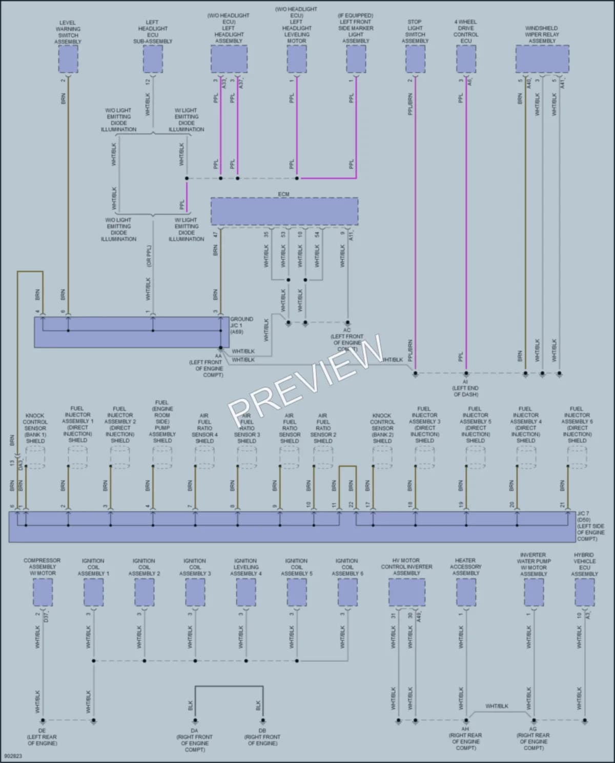 2025 Toyota Sequoia Ground Distribution wiring diagram preview