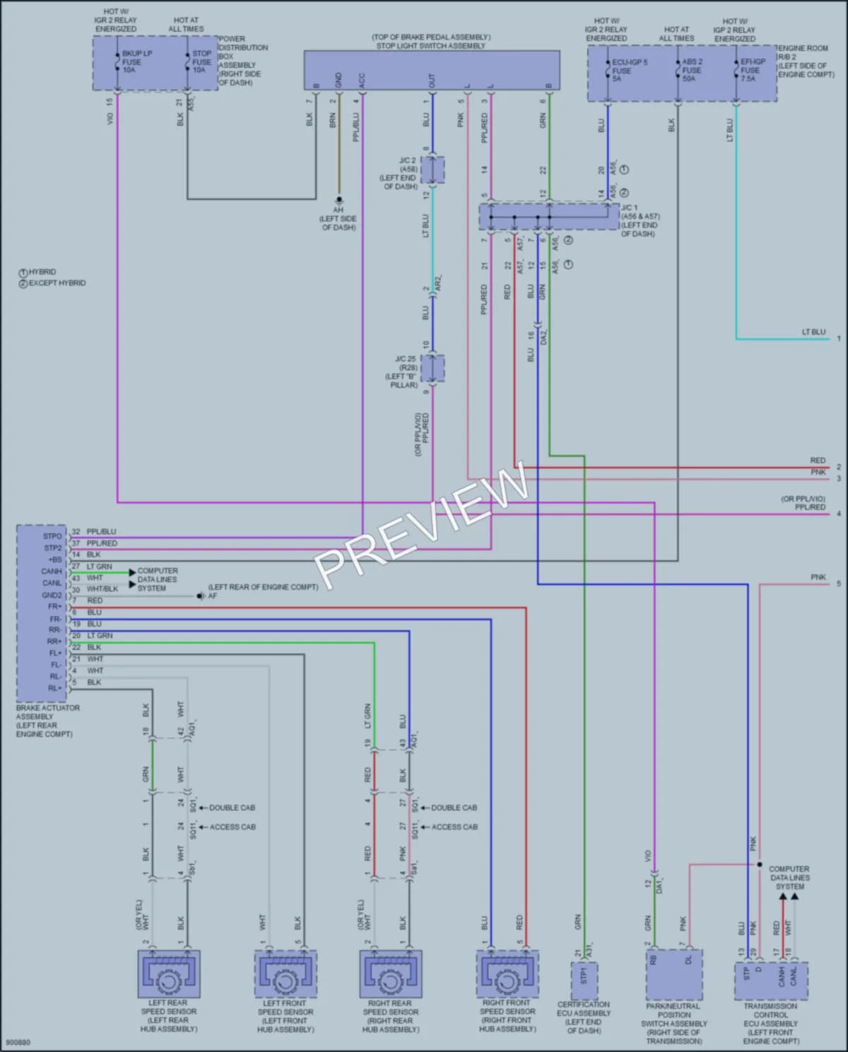 2025 Toyota Tacoma Cruise Control wiring diagram preview