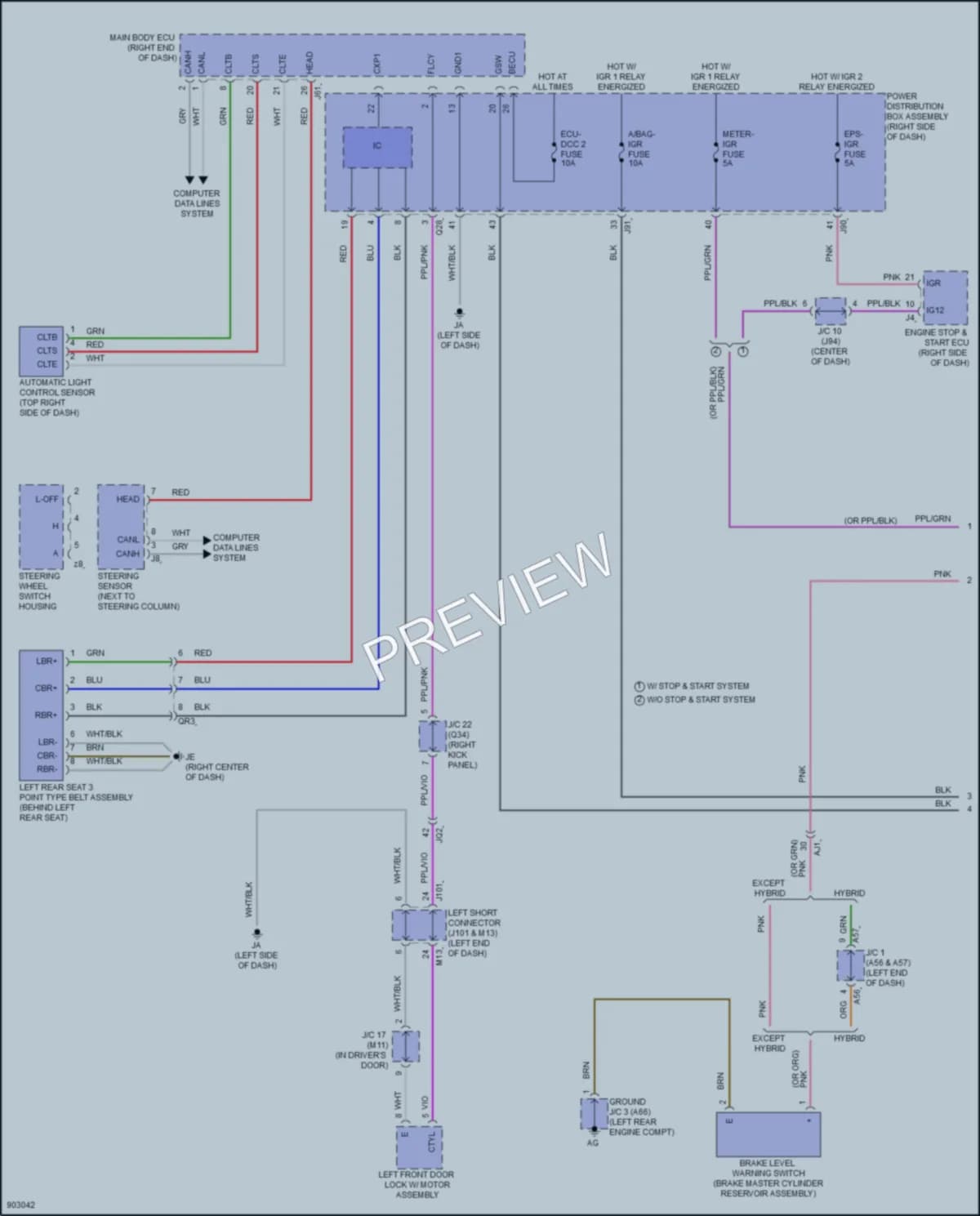 2025 Toyota Tacoma Warning Systems wiring diagram preview