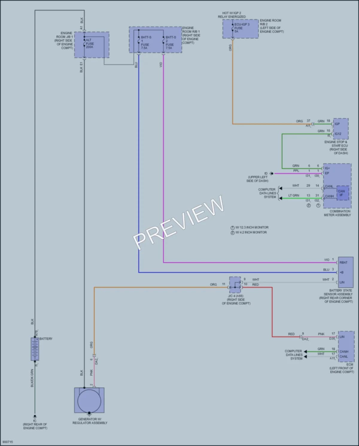 2025 Toyota TundraHybrid Starting Charging wiring diagram preview